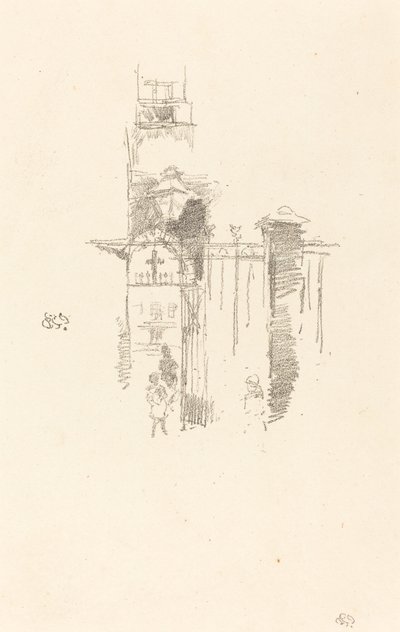 Entrance Gate by James Abbott McNeill Whistler