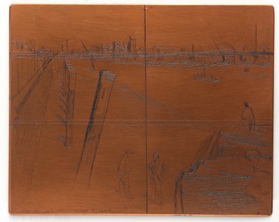 Etching Plate: Millbank by James Abbott McNeill Whistler