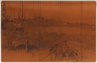 Etching Plate: The Pool by James Abbott McNeill Whistler