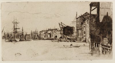 Free Trade Wharf by James Abbott McNeill Whistler