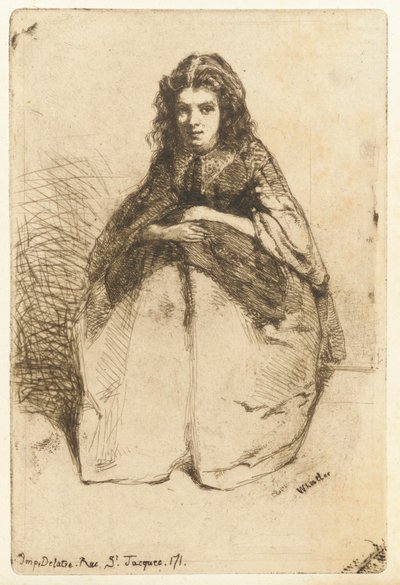 Fumette, 1858 by James Abbott McNeill Whistler