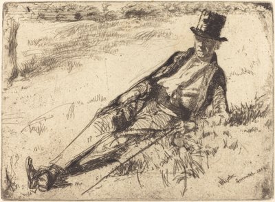 Greenwich Pensioner, 1859 by James Abbott McNeill Whistler