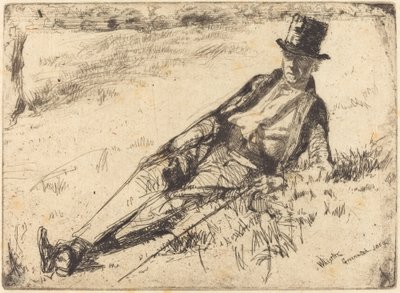 Greenwich Pensioner by James Abbott McNeill Whistler