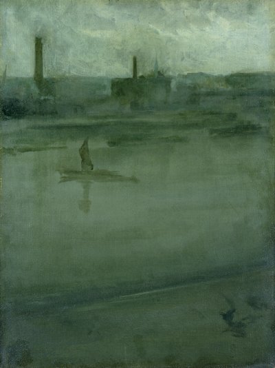 Grey and Silver: The Thames by James Abbott McNeill Whistler