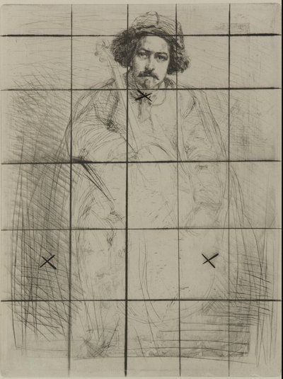 J. Becquet, Sculptor by James Abbott McNeill Whistler