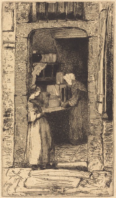 The Mustard Seller by James Abbott McNeill Whistler