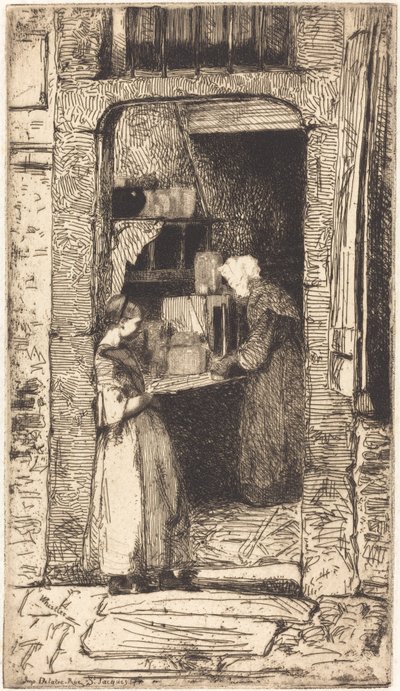 The Mustard Seller by James Abbott McNeill Whistler