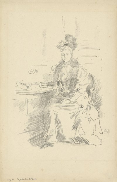 The Pretty New Yorker by James Abbott McNeill Whistler