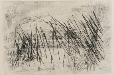 Landscape with a Fisherman by James Abbott McNeill Whistler