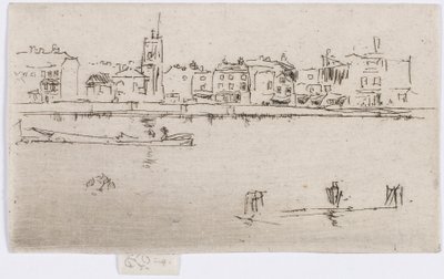 Little Chelsea Memorial by James Abbott McNeill Whistler