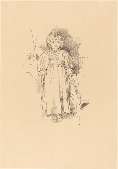 Little Evelyn, 1896 by James Abbott McNeill Whistler