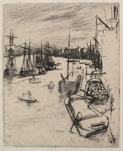 Little Wapping (1861) by James Abbott McNeill Whistler