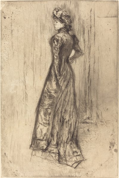 Maud, Standing, c. 1873 by James Abbott McNeill Whistler