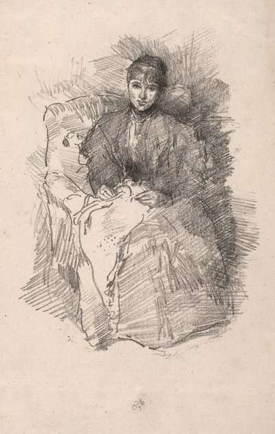 Needlework, 1896 by James Abbott McNeill Whistler