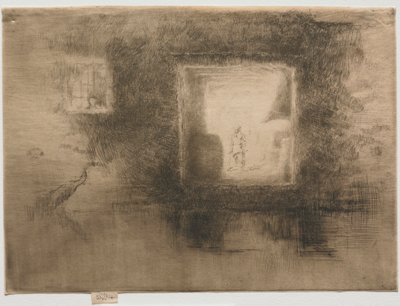 Nocturne Furnace by James Abbott McNeill Whistler