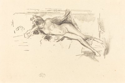 Nude Model, Reclining, 1893 by James Abbott McNeill Whistler