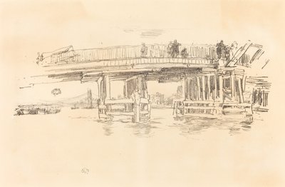 Old Battersea Bridge by James Abbott McNeill Whistler