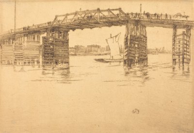 Old Battersea Bridge, 1879 by James Abbott McNeill Whistler