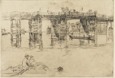 Old Putney Bridge by James Abbott McNeill Whistler