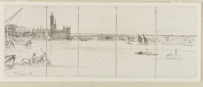 Old Westminster Bridge by James Abbott McNeill Whistler