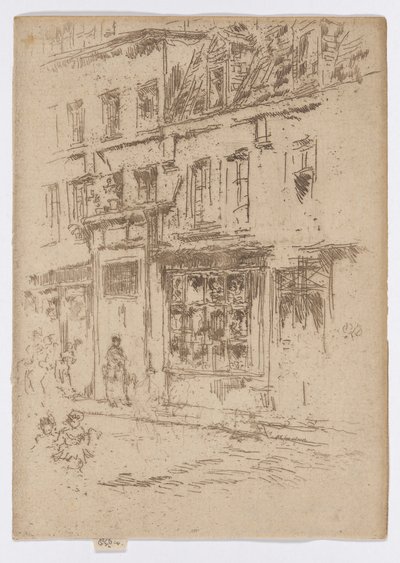 Petite Rue au Beurre, Brussels by James Abbott McNeill Whistler