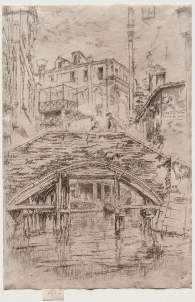 Ponte del Piovan by James Abbott McNeill Whistler