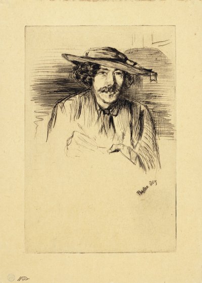 Portrait of Whistler by James Abbott McNeill Whistler