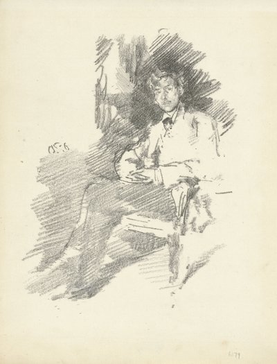 Portrait of Walter Sickert by James Abbott McNeill Whistler