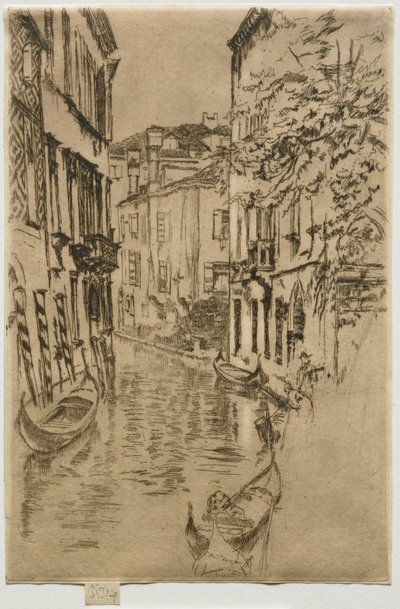 Quiet Canal by James Abbott McNeill Whistler