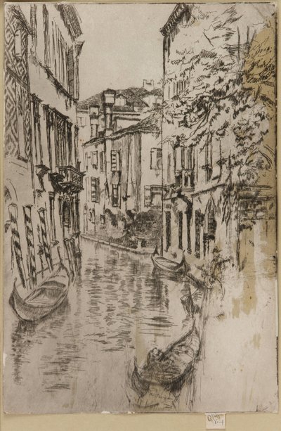 Quiet Canal, 1879-1880 by James Abbott McNeill Whistler