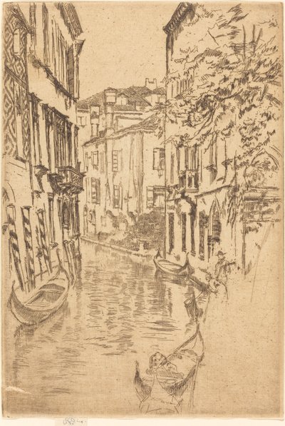 Quiet Canal by James Abbott McNeill Whistler