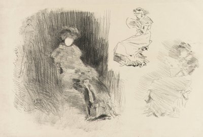 Reading by James Abbott McNeill Whistler