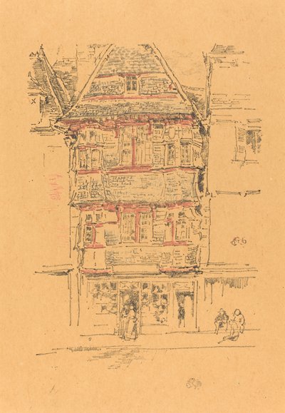 Red House, Paimpol, 1893 by James Abbott McNeill Whistler