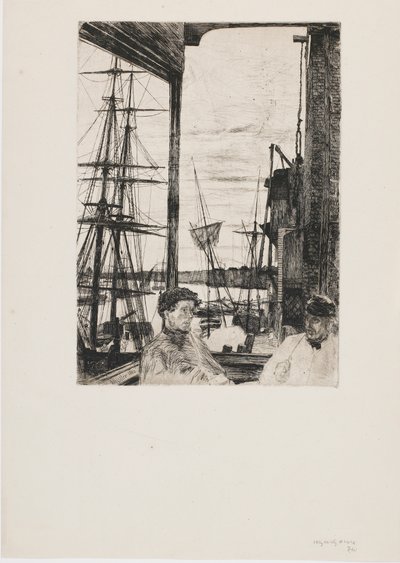 Rotherhithe, 1860 by James Abbott McNeill Whistler