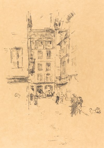Rue Furstenburg by James Abbott McNeill Whistler