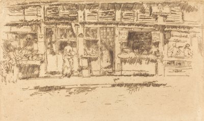 Rue de la Rochefoucault, 1893 by James Abbott McNeill Whistler
