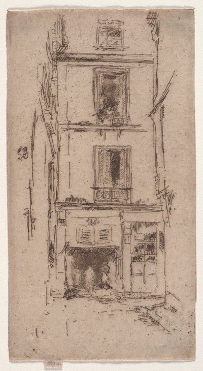 Rue des Bons Enfants, Tours by James Abbott McNeill Whistler