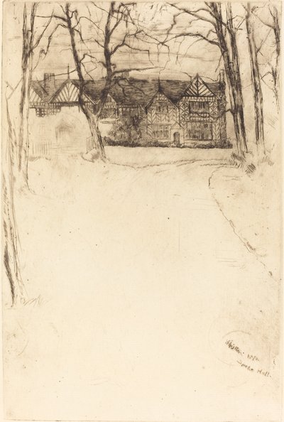 Speke Hall, No.1 by James Abbott McNeill Whistler