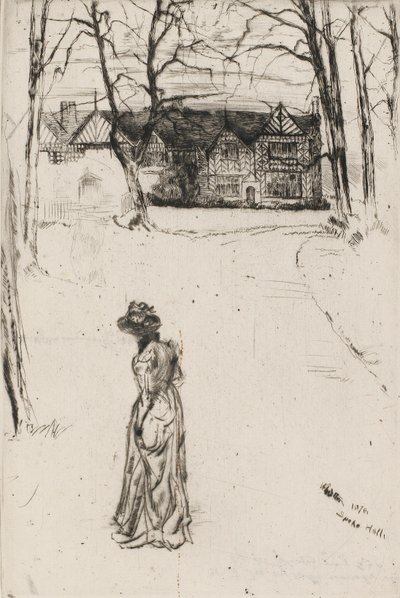 Speke Hall: The Avenue by James Abbott McNeill Whistler