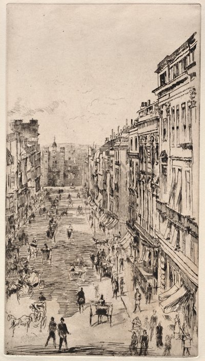 St. James Street by James Abbott McNeill Whistler