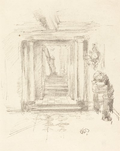Staircase by James Abbott McNeill Whistler