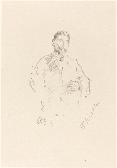 Stéphane Mallarmé, No. 2 by James Abbott McNeill Whistler