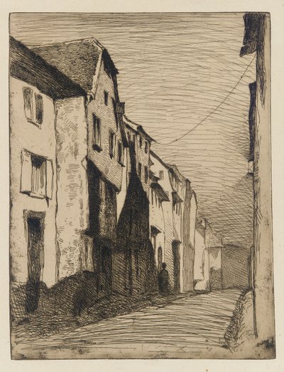 Street at Saverne by James Abbott McNeill Whistler