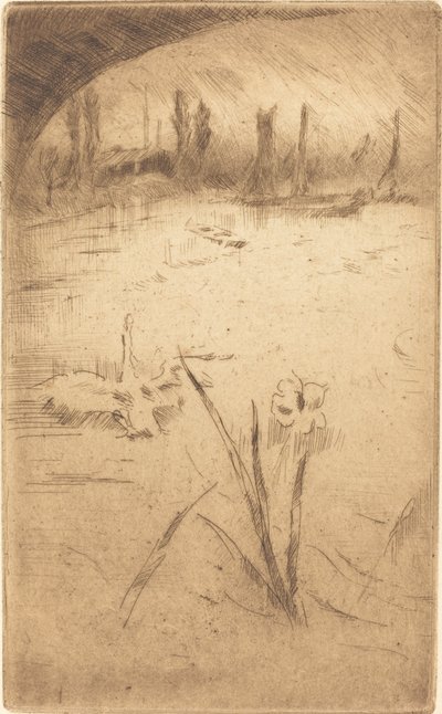 Swan and Iris by James Abbott McNeill Whistler