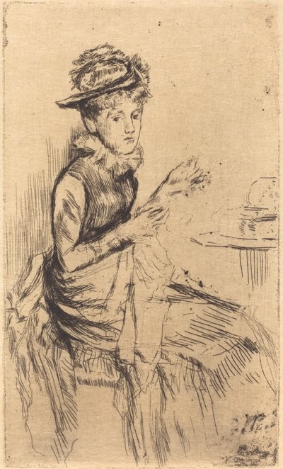 Tatting, c. 1873 by James Abbott McNeill Whistler