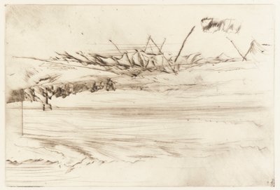 The Beach, Hastings by James Abbott McNeill Whistler