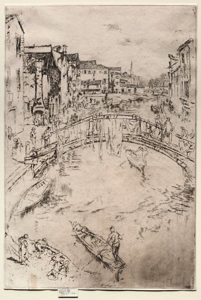 The Bridge, 1886 by James Abbott McNeill Whistler
