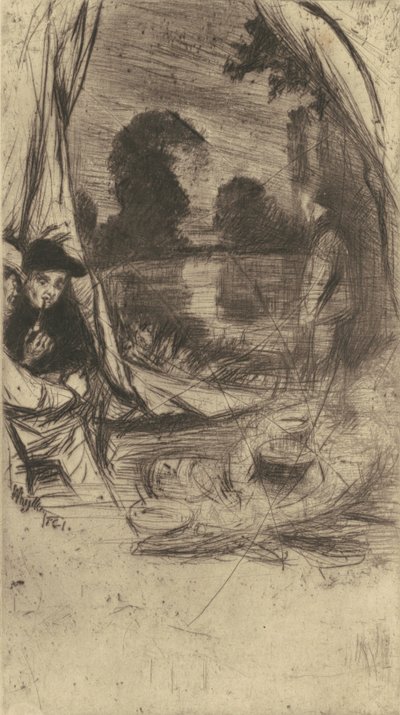 The Camp by James Abbott McNeill Whistler