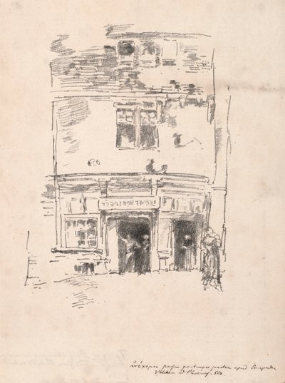 The Clockmakers, Paimpol by James Abbott McNeill Whistler