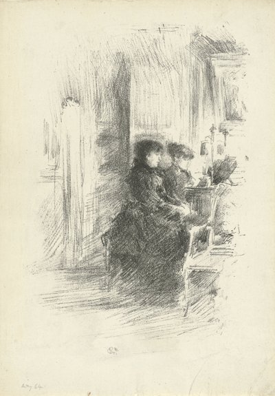 The Duet by James Abbott McNeill Whistler